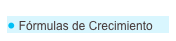  Fórmulas de Crecimiento