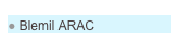  Blemil ARAC