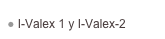  I-Valex 1 y I-Valex-2