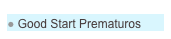  Good Start Prematuros