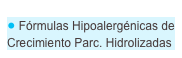  Fórmulas Hipoalergénicas de Crecimiento Parc. Hidrolizadas