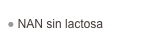  NAN sin lactosa
