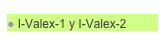  I-Valex-1 y I-Valex-2