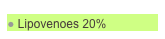 Lipovenoes 20%