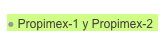  Propimex-1 y Propimex-2