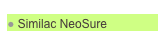  Similac NeoSure