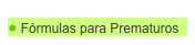  Fórmulas para Prematuros